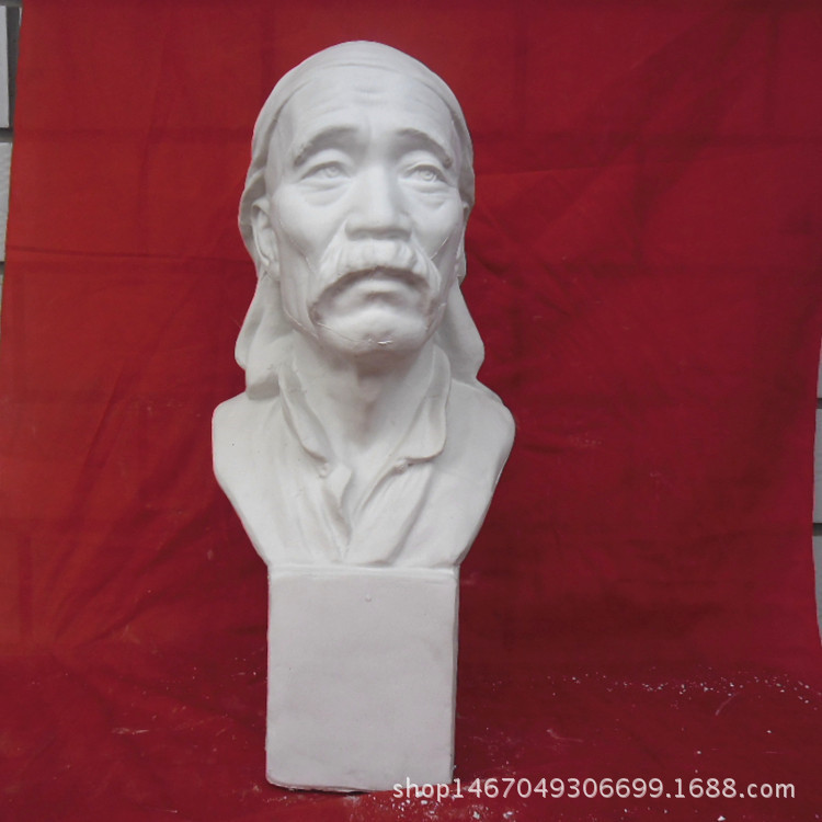 农民石膏像厂家直销石膏几何体模型石膏五官挂面像美术用品批发