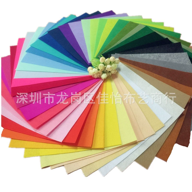 Импортный цветной нетканый костюм 42 цвета 15*15 см ручной работы DIY материал сумка войлочный нетканый материал оптом