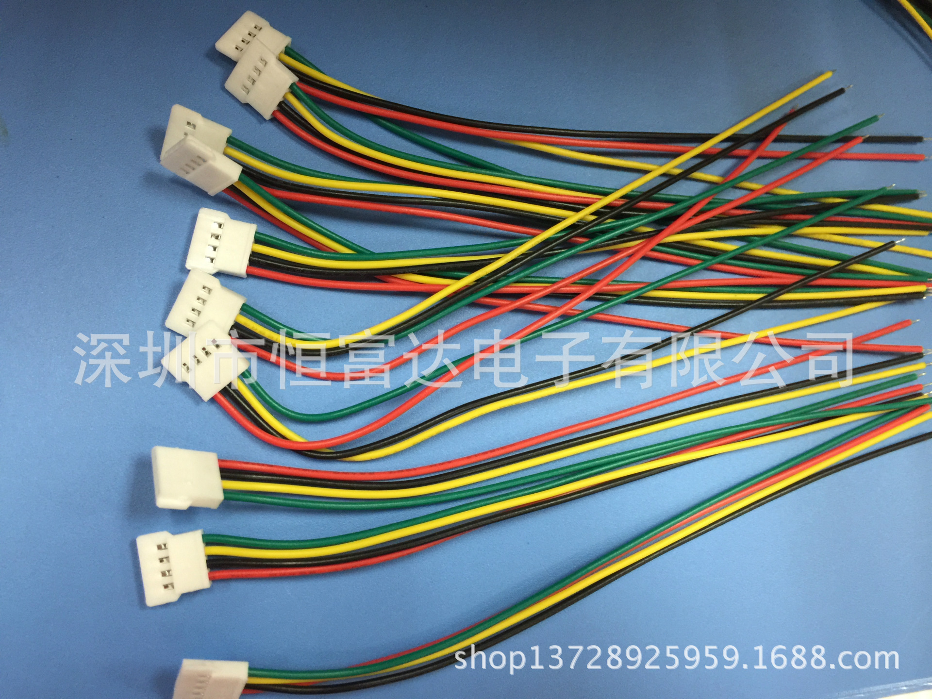 2.0间距 端子线 超薄端子线 4P公母线 4P空中对接连接线延长线