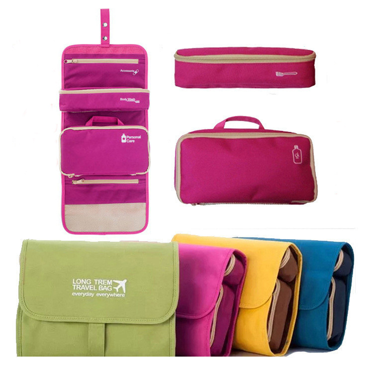 可拆卸洗漱包旅行套装盥洗包收纳洗浴包旅游防水洗漱包户外用品|ms