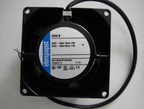 原装德国 西德 8038 8cm 230V 8556N 全金属耐高温散热风扇