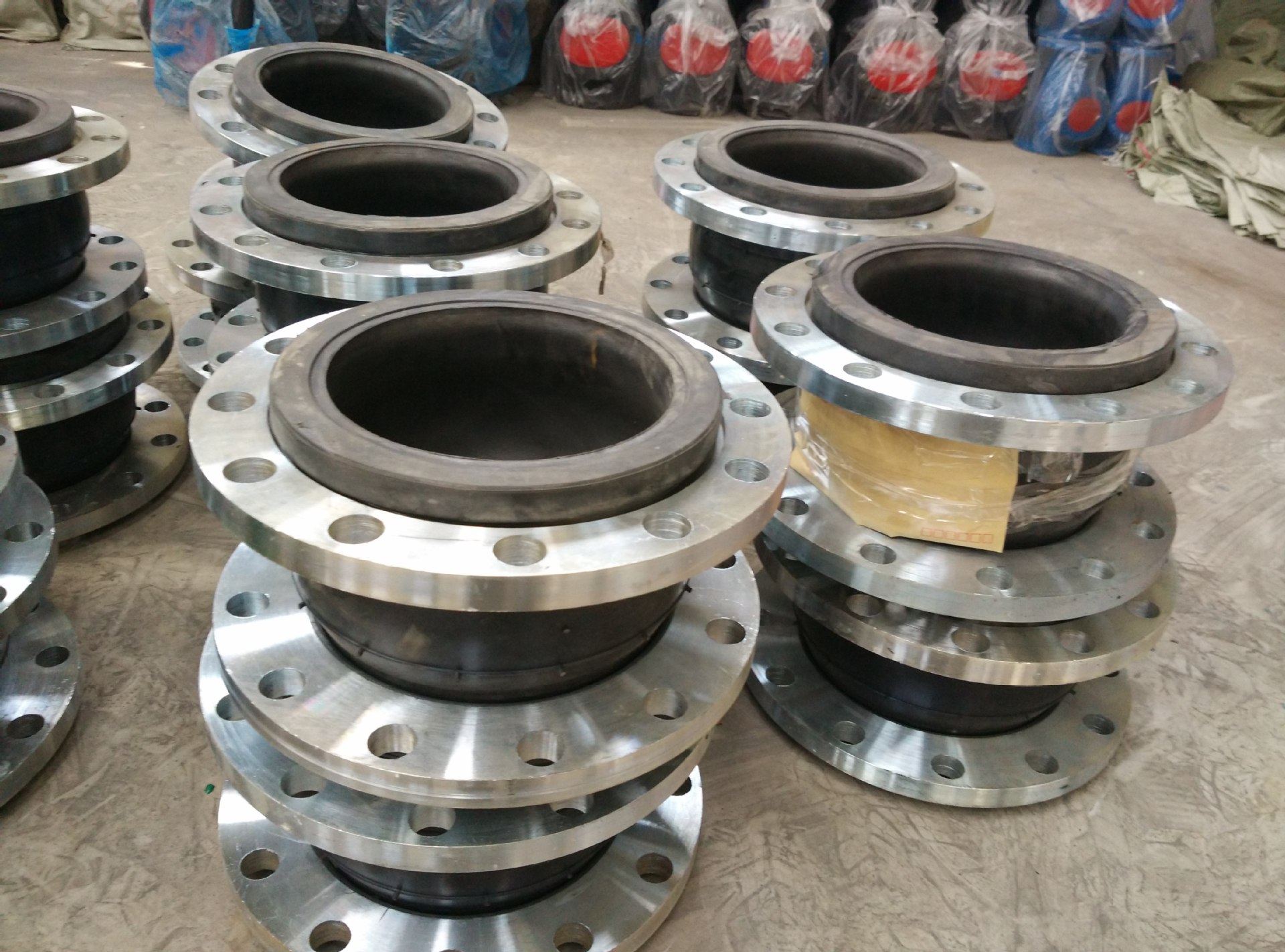 可挠曲橡胶软接头  法兰管道减震器 JGD41-25 DN80  工厂直销