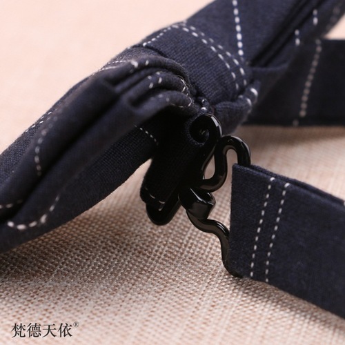 Bow Tie Men's Korean Style Groom Wedding Casual British Plaid Trendy Bow Tie Wholesale