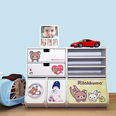 craftsman艺匠 创意儿童玩具收纳整理柜卡通多功能组合储物柜定制|ms