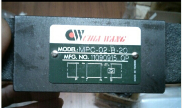 台湾CHIA WANG叠加式液控单向阀MPC-02-B-20原装现货供应