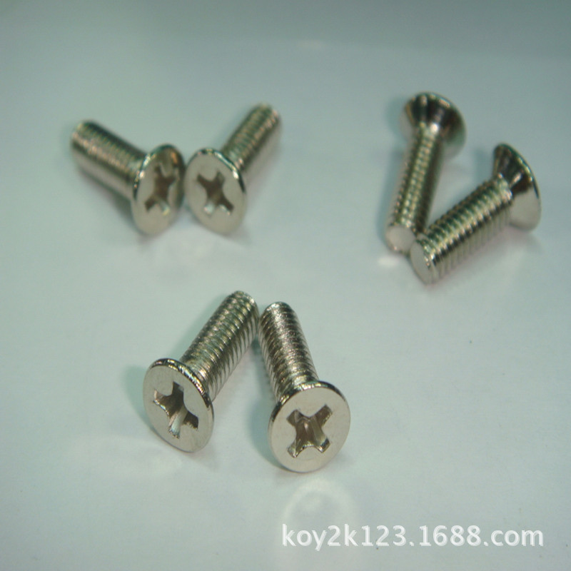 沉头机丝 304不锈钢十字沉头机丝螺钉2*4 2*6