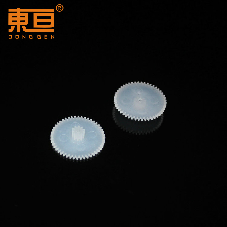 46102B软 玩具配件 塑料齿轮 遥控车配件 科技模型零件双层齿轮