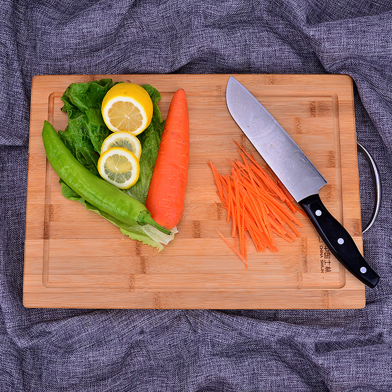 竹易家 菜板楠竹砧板大号加厚案板厨房长方形厚实竹木切菜板