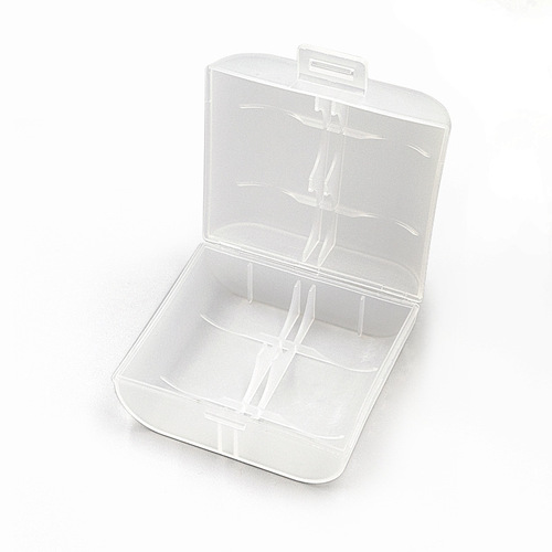 No. 1 and No. 2 battery box C/D type battery plastic storage box can hold 2 No. 1 or No. 2 batteries at a time