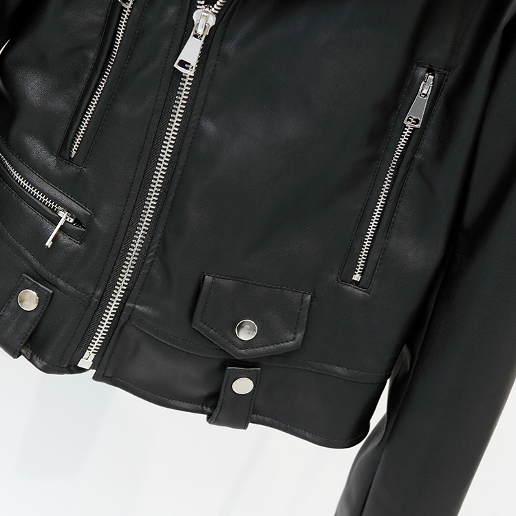Veste cuir femme en PU - Ref 3332506 Image 5