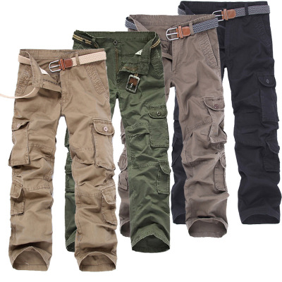 Amazon Best Sellers wholesale men's wear Korean Edition work clothes Casual pants outdoors Large trousers pure cotton Manufactor Direct selling