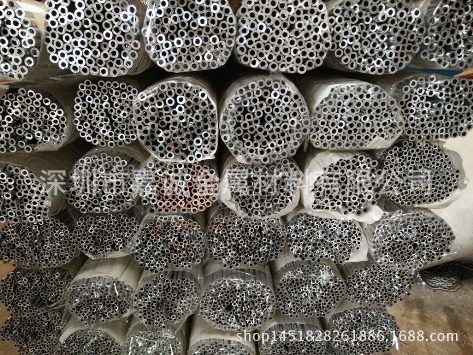 现货6063铝管 6061铝合金彩管 铝管切割及零售 无缝铝管有现货