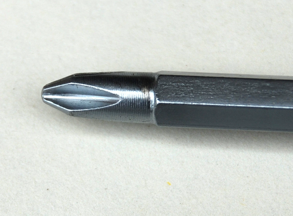 [Sample] Radish head transparent handle screw knife screw batch short function+ -word dual -use turning the head up