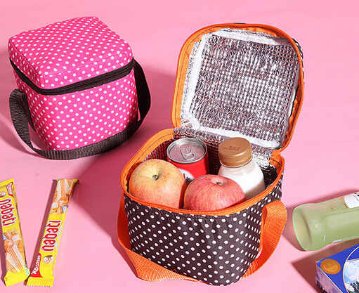 廠家直銷韓國牛津布條紋便當冰包 保冷保溫包旅行野餐飯盒袋 定做