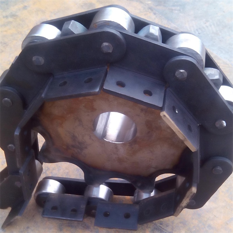 節距100 非標輸送鏈條 4節壹雙孔彎板打包機鏈條常年大量定做供應