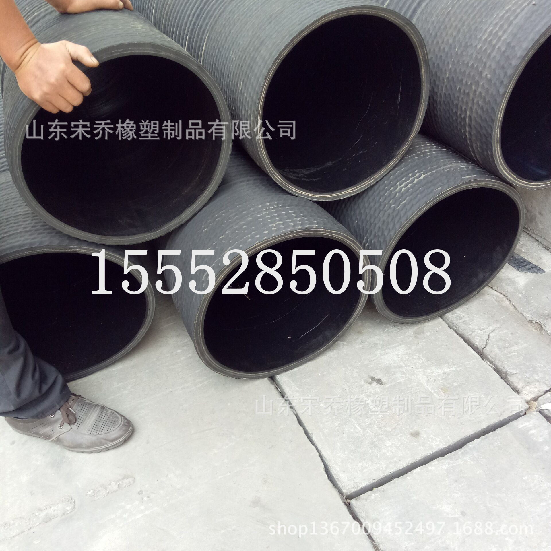 耐磨高压排泥吸水抽沙钢丝橡胶管650mm化工企业专用钢丝骨架胶管