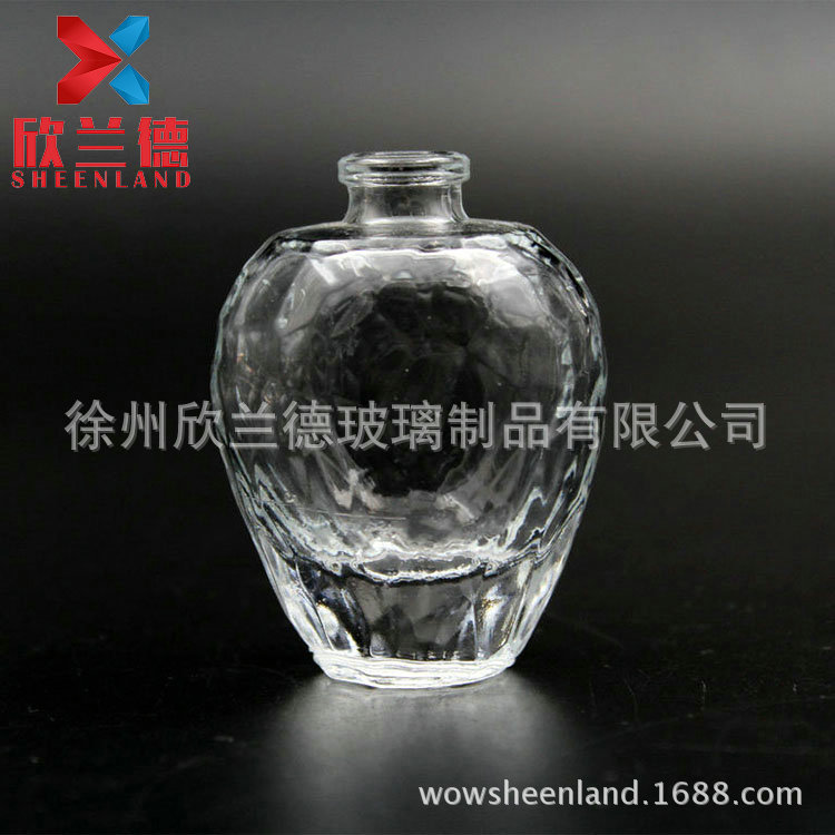 供应30ml香水瓶 玻璃香水瓶 圆柱形香水瓶 扎口香水瓶