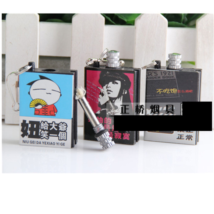 originality personality outdoors Windbreak Matches wholesale Stainless Steel Sticker Double-sided tape Different pattern