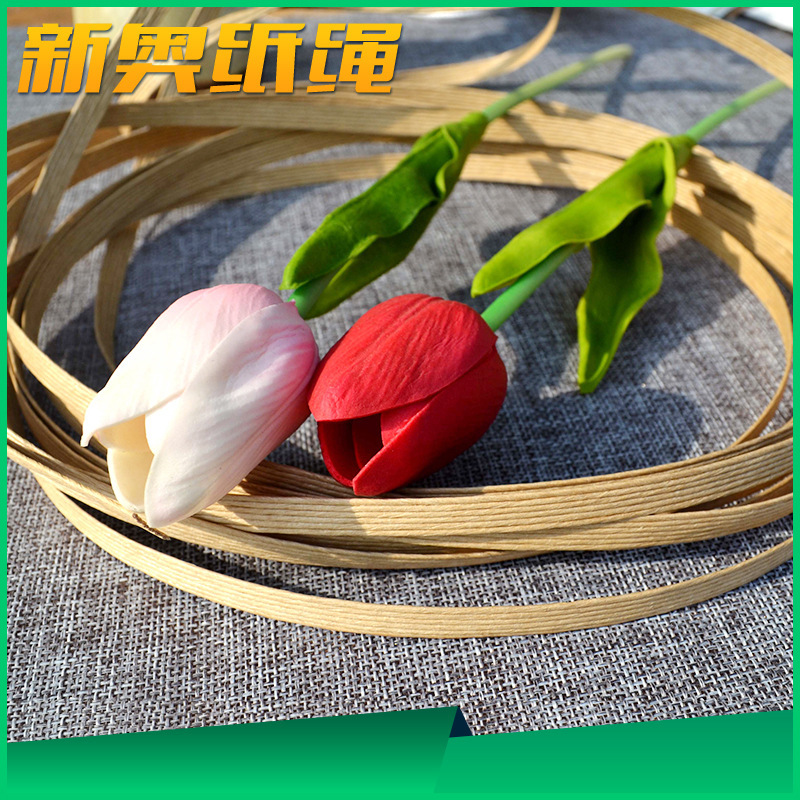 Supply Original color kraft paper raft rope Flat kraft paper…