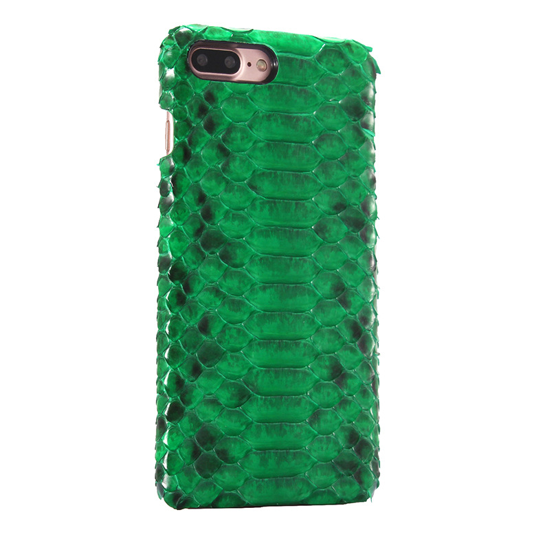 i-idea Handmade Luxury Genuine Real Python Snake Skin Leather Case Cove for Apple iPhone 7 Plus & iPhone 7