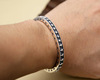 Fashionable trend bracelet, wholesale, silver 925 sample, Korean style