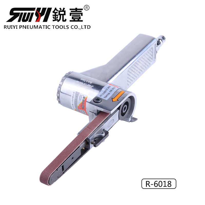 锐壹6018气动砂带机打磨机抛光机环带机磨光机10*330mm