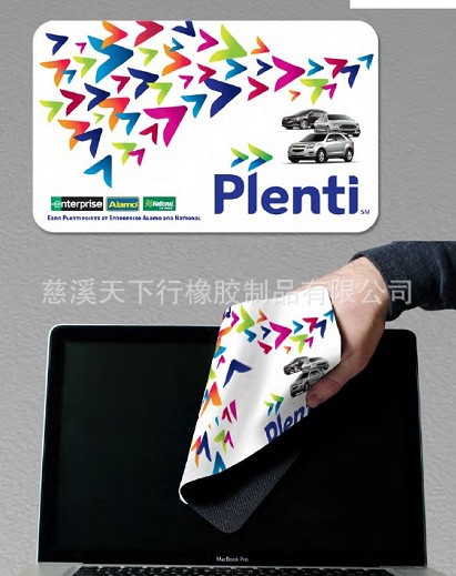 三合一鼠标垫  多功能鼠标垫 可热转印纤维鼠标垫  OEM定制