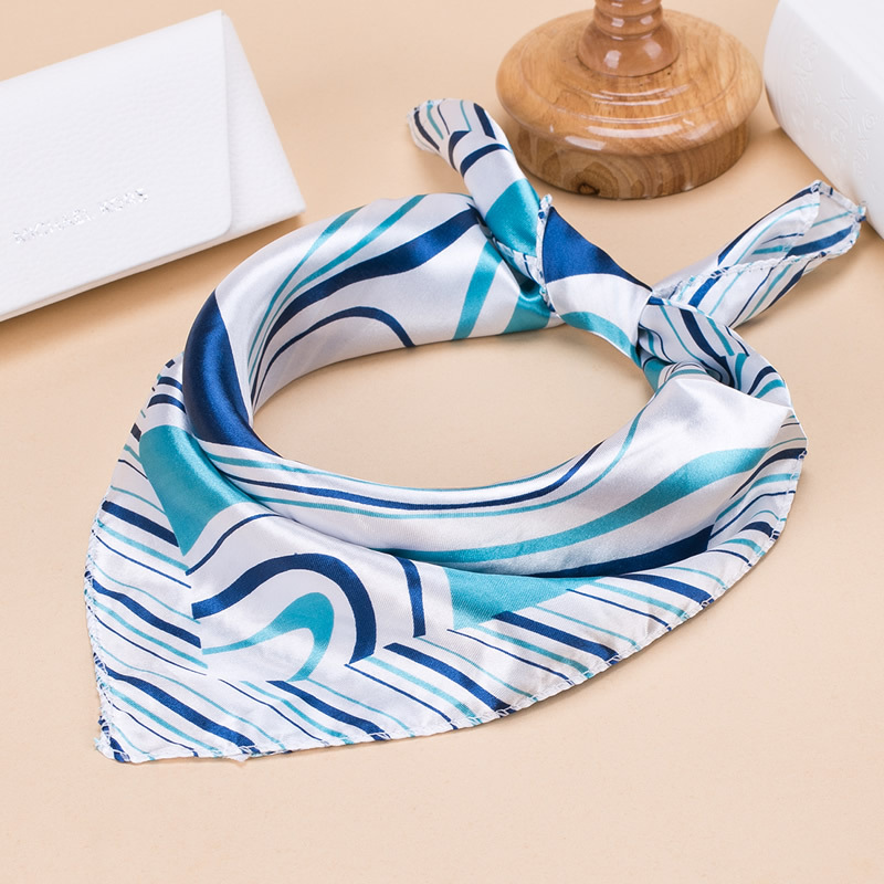 Professional Women's Square Scarf For Business & Flight Uniform_voghion.com