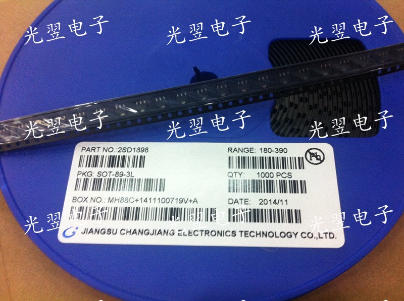 贴片三极管 2SD1898 DF SOT-89 原装长电 全新正品