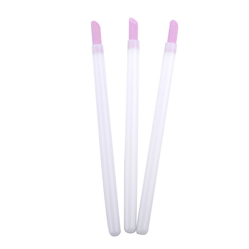 Nail polishing pen acrylic rod engraving polishing pen to remove dead skin quartz manicure pen black and white foreign trade