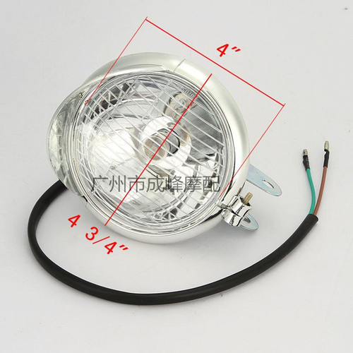 Motorcycle modification accessories Harley cruise Prince car modification universal retro type installation auxiliary small fog light spotlight