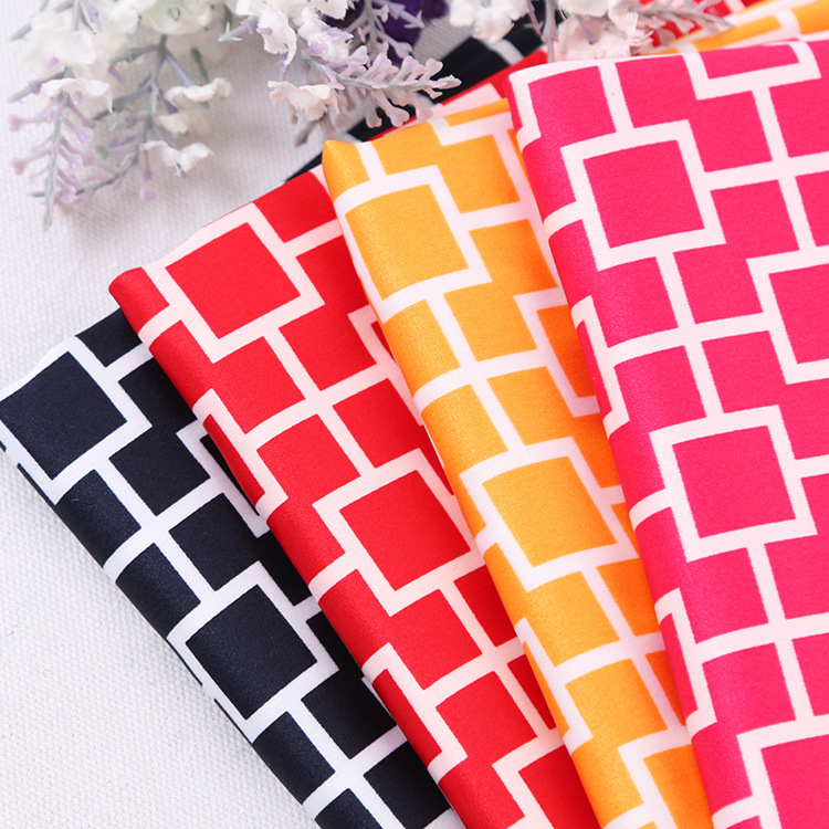 供应新品  4810缎印花贡缎印花100D*200D婚纱缎亚光印花色丁