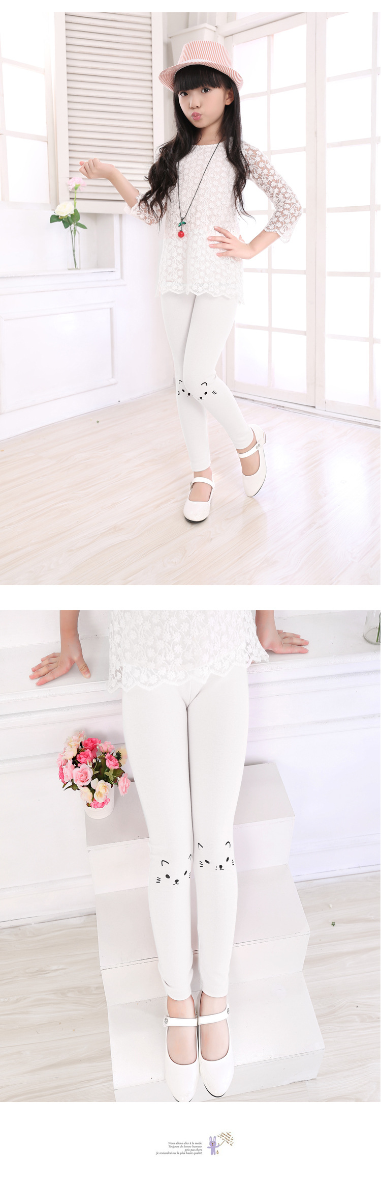 Pantalon fille en Toile de coton - Ref 2061234 Image 19