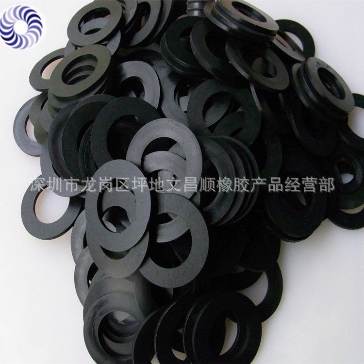 厂家加工耐高温硅胶垫圈 硅胶垫圈垫片 黑色橡胶垫圈 防水胶垫圈