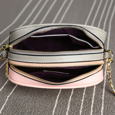 定做真皮女包 单肩斜挎链条小方包 厂家批发免费代理加盟