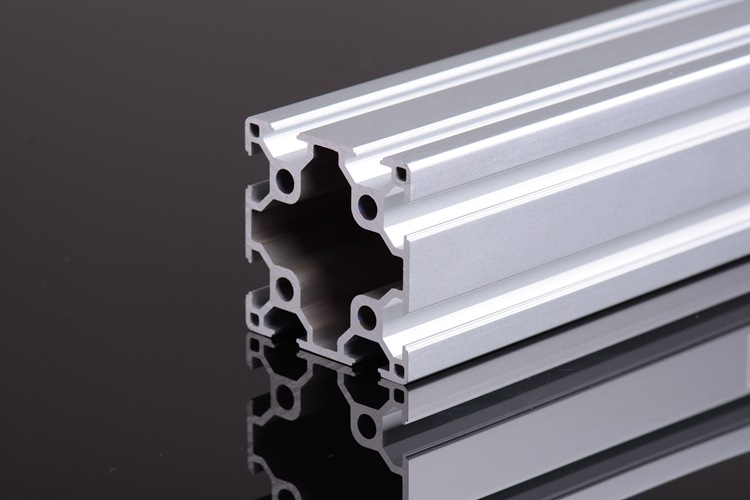 6060欧标铝型材 双槽6060铝合金型材 重型框架DIY铝型材 槽宽8mm