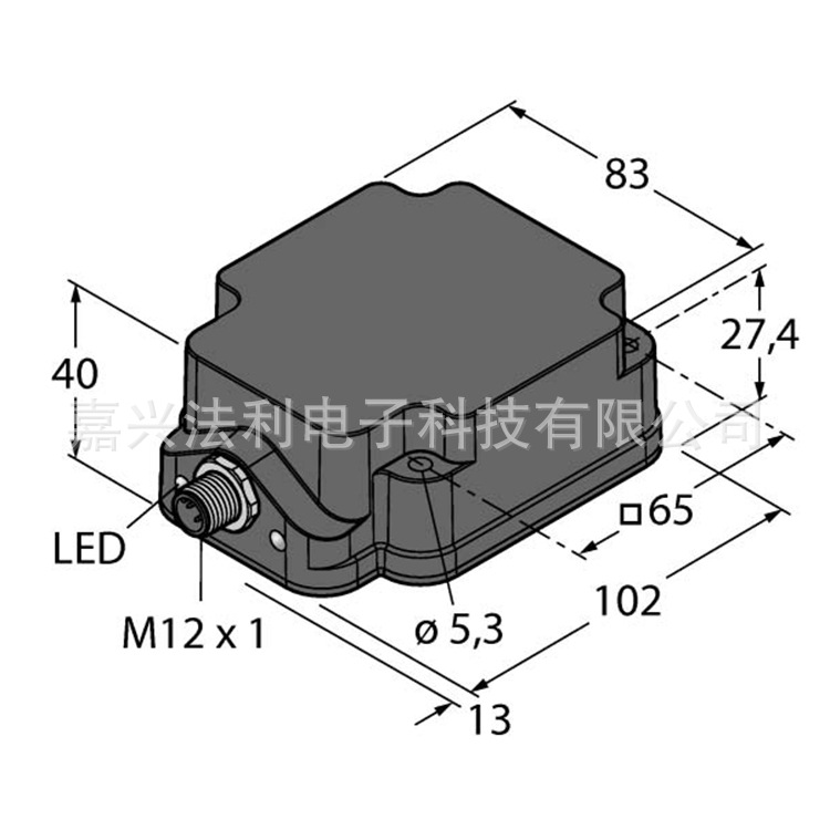 图尔克TNSLR-Q80WD-H1147高频读写头RIFD射频识别系统读写器