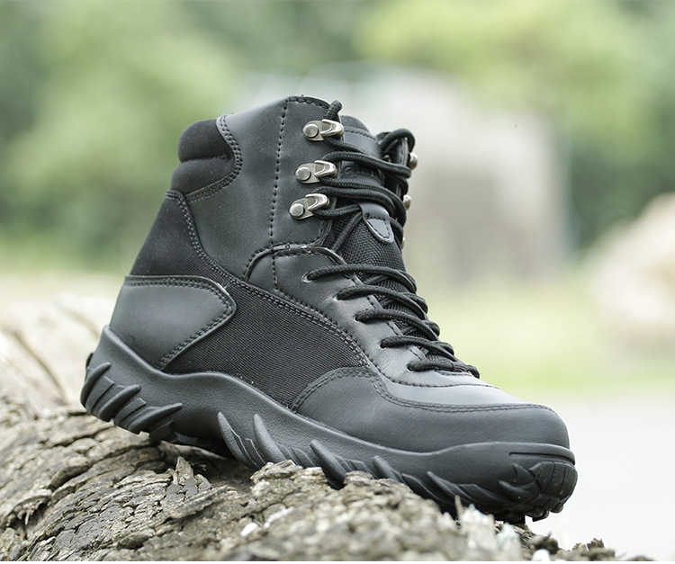 Bottes militaires pour homme en cuir - Ref 1397338 Image 15