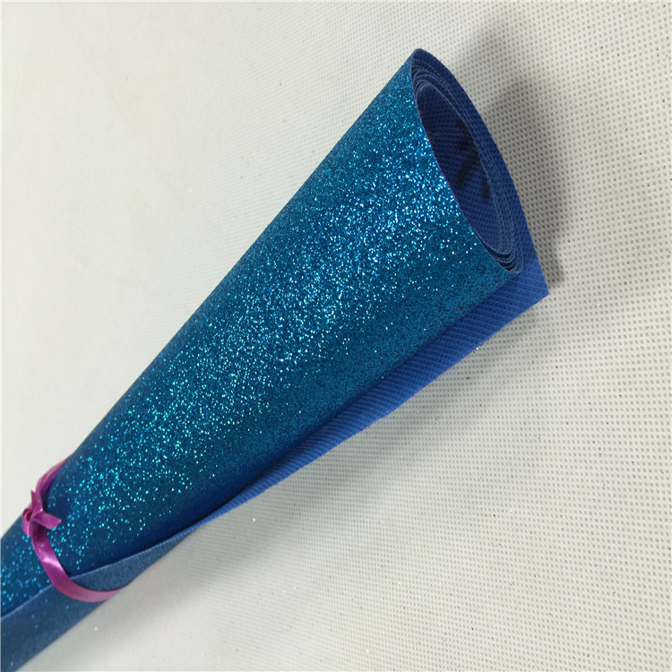 供应金葱无纺布布料  撒粉亮晶晶金葱无纺布   圣诞、万圣节装饰