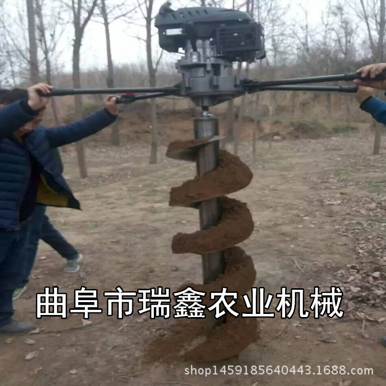 大马力地钻挖坑机 专业设计优质挖坑机 小型打眼机