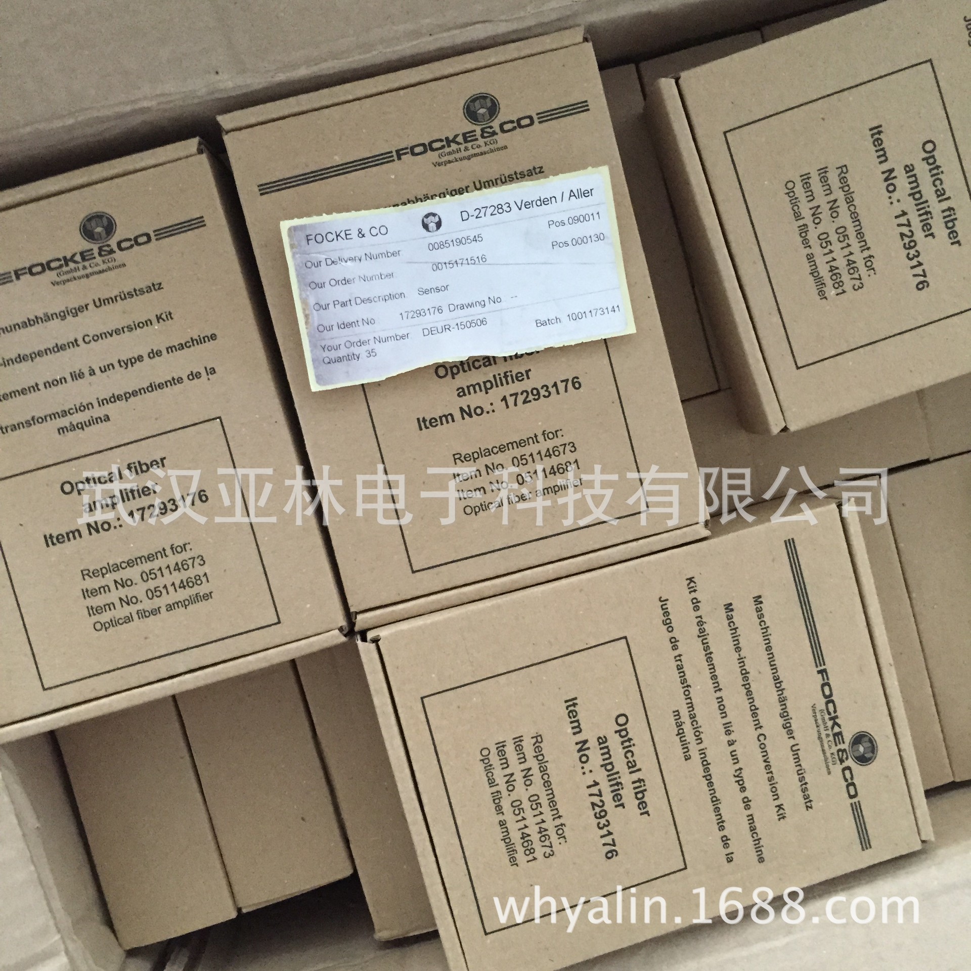 德国FOCKE 专供 光电传感器 17293176