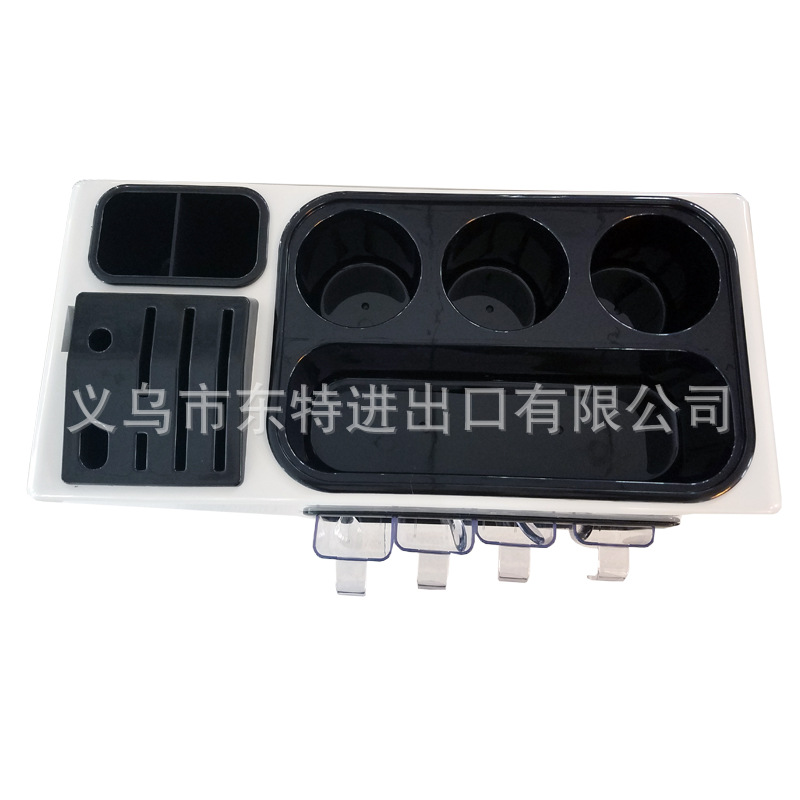 Multi-functional kitchen storage rack, plastic set, seasoning box, kitchenware combination storage rack, shelving rack set detail image 5