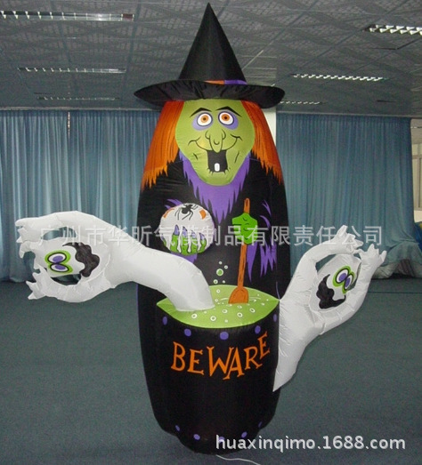 Halloween inflatable pumpkin decoration bar KTV shopping mall scene…