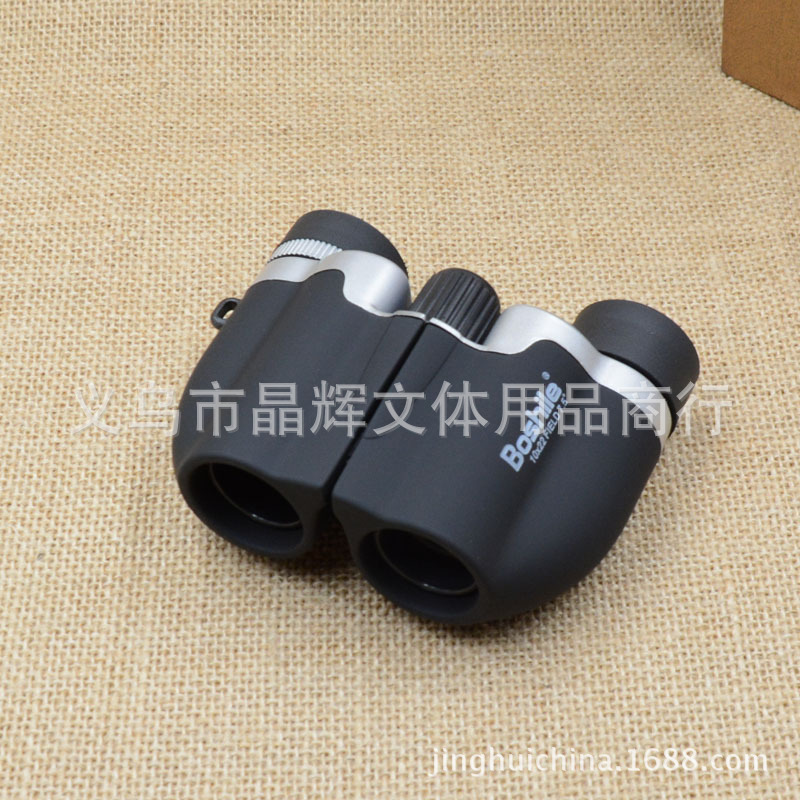 晶辉  厂家直批   博士乐10x22保罗户外迷你便携双筒光学望远镜