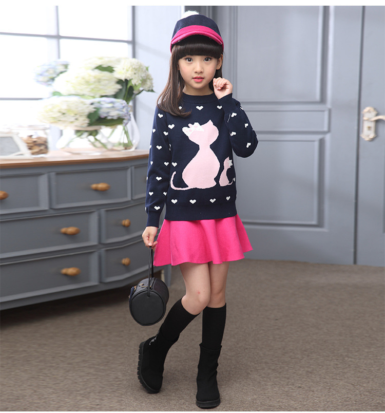 Jupe fillette en laine - Ref 2050169 Image 41