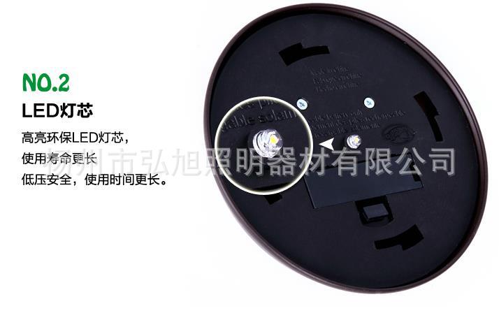 扬州弘旭供应不锈钢太阳能户外庭院灯草坪灯园林景观灯插地灯