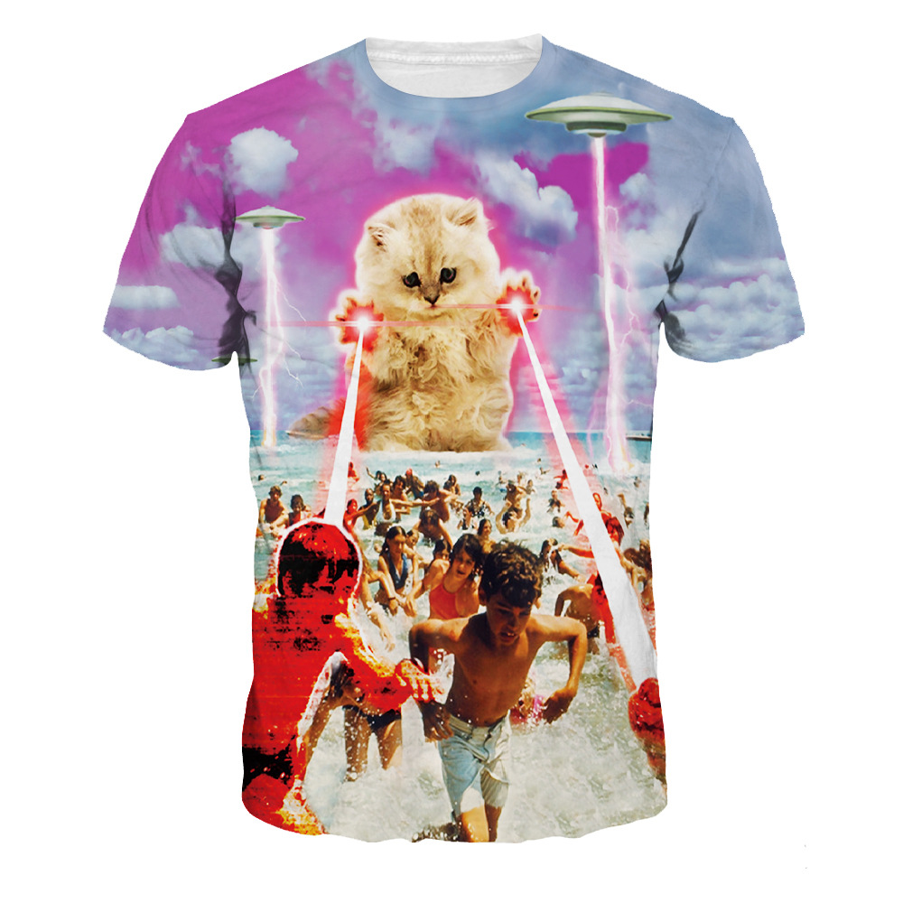 Acquistare YNM Gattino Laser Gatti 3D Stampato Tees Spiaggia Di Fulmini  Nuotare Grafica Maglietta Spaziale Galassia Maglietta Uomini / Donne Top  Marca Di Abbigliamento Economico | Consegna Veloce E Qualità | DHgate Italy