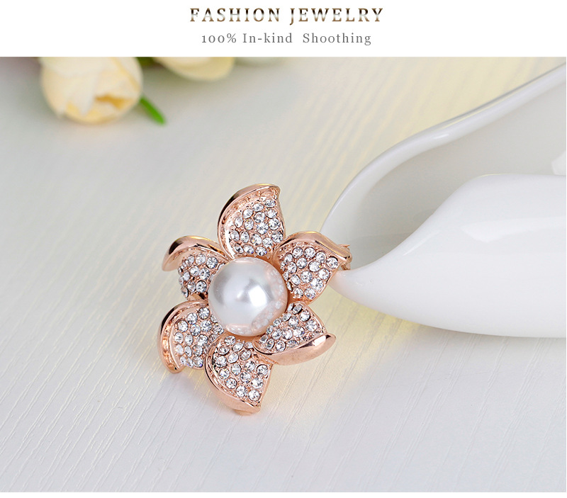 Korean version alloy plating brooch (AD014-A)NHDR1869-AD014-A