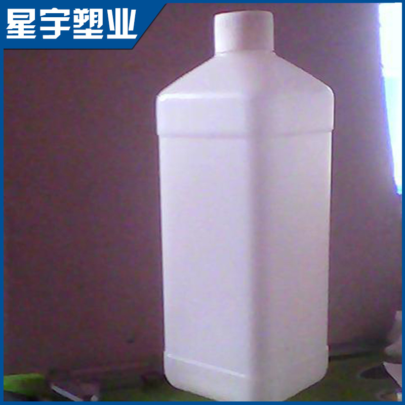 创意方形化工墨水瓶 1000毫升正方塑料墨水瓶 螺旋盖塑料包装瓶