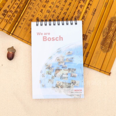 PP封面笔记本上翻线圈本广告展会礼品宣传本 学生记事本 定制logo